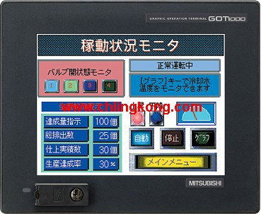 三菱5.7英寸觸摸屏GT1155-QTBDQ