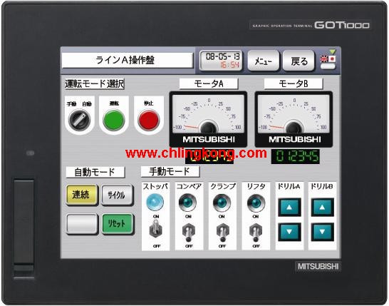 三菱 8.4英寸觸摸屏 GT1665M-STBD